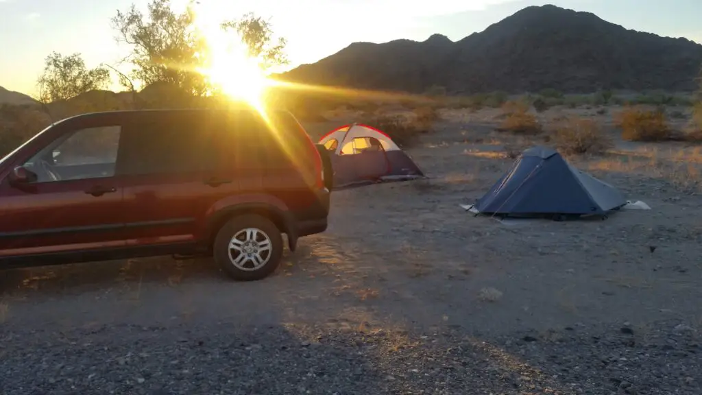 Desert Car Camping