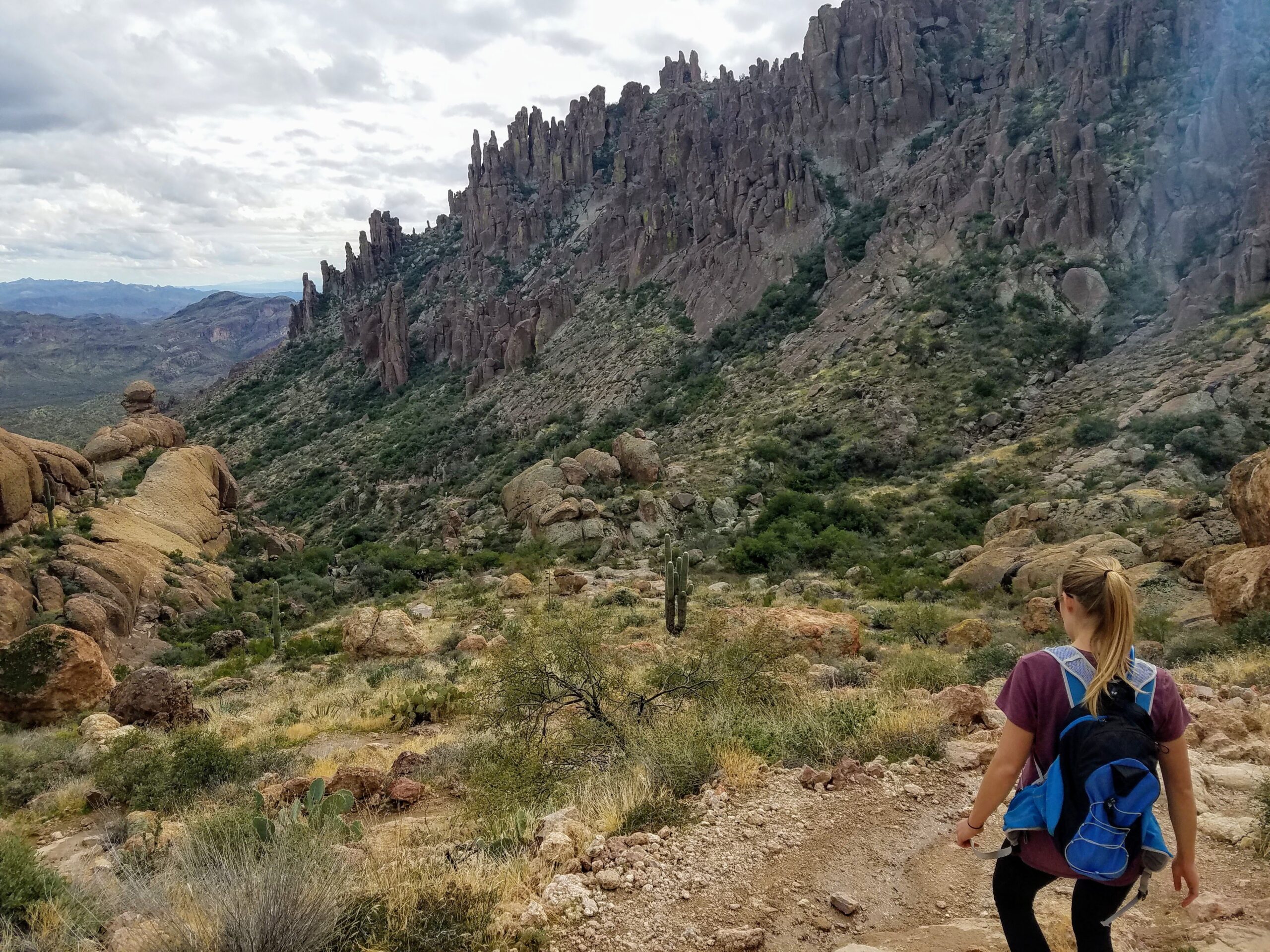 Hiking in Superstition Mountains