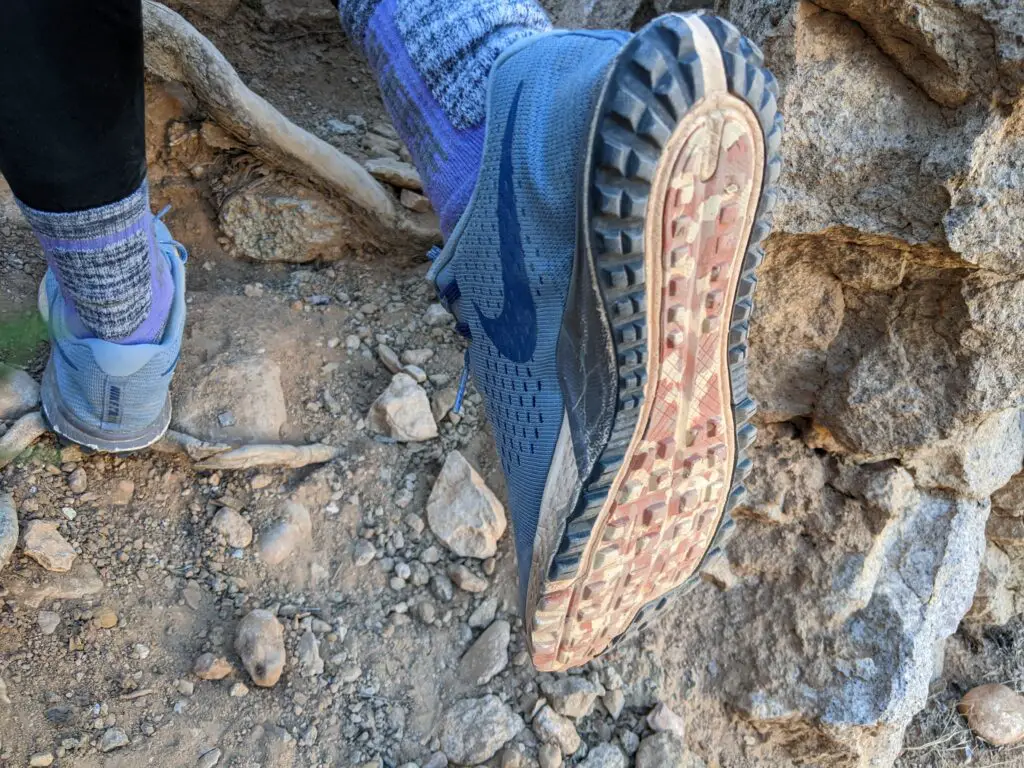 Nike free hiking top shoes