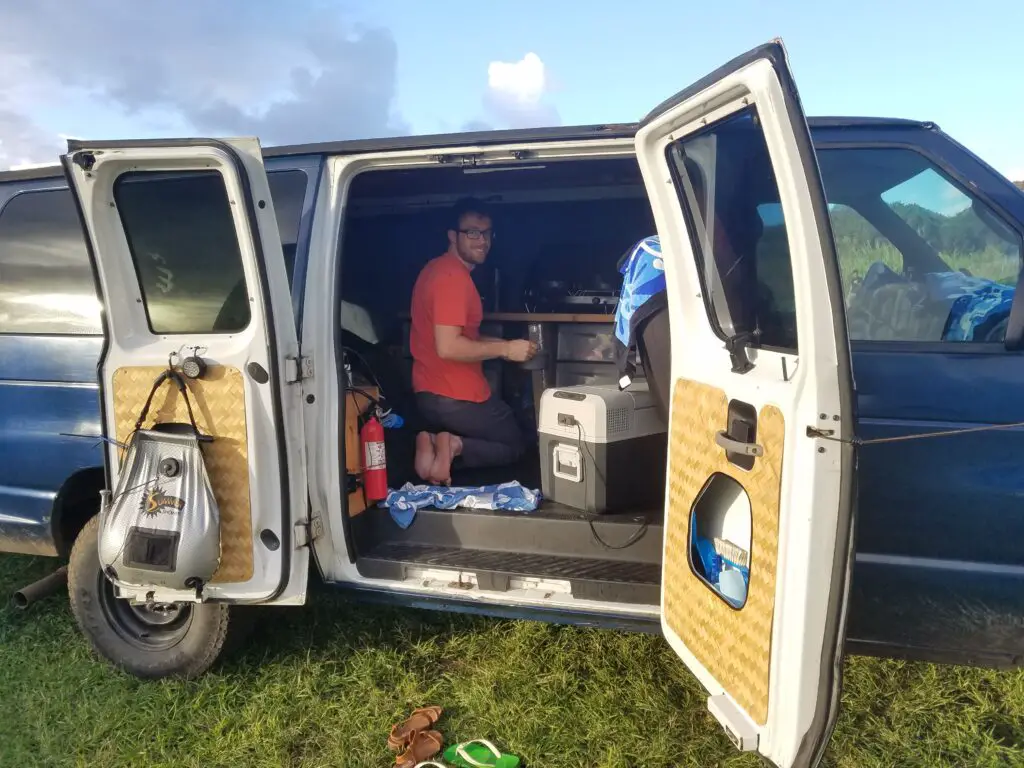 vanlife cooking